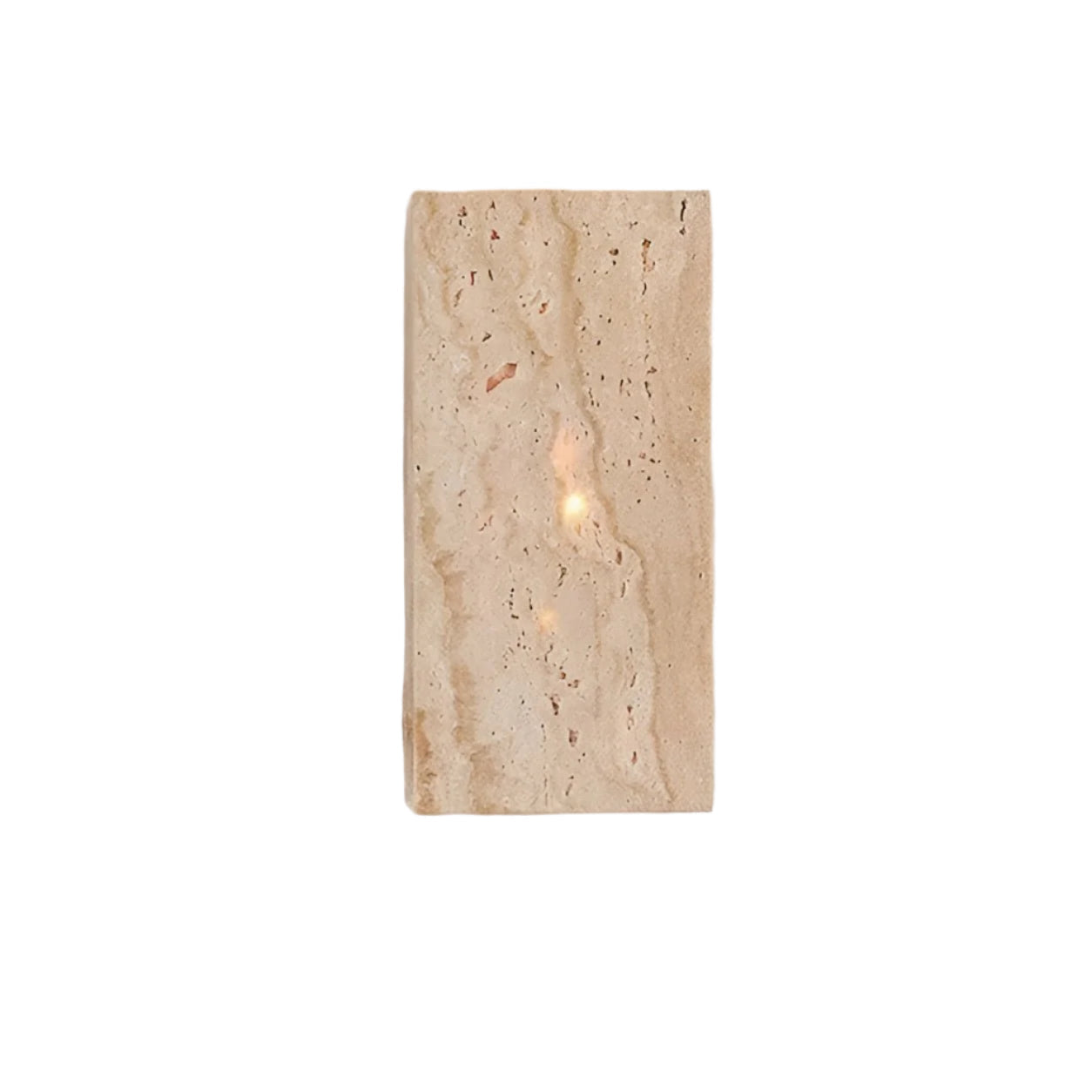 Sentinel Travertine Wall Light
