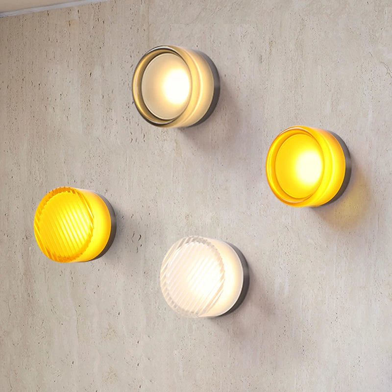 Rondel Glass Wall Sconce