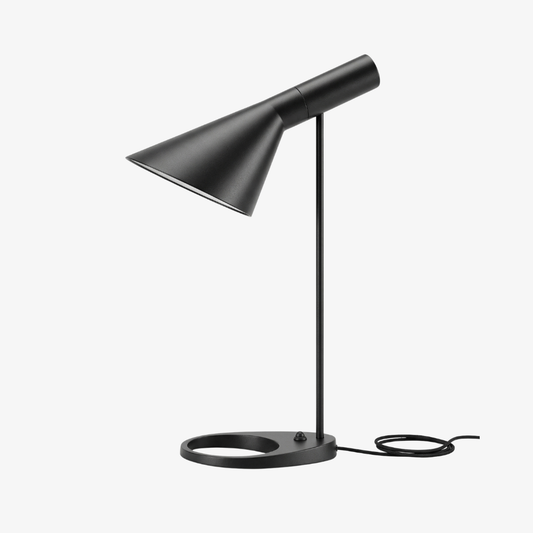 Lampe de bureau en métal avec abat-jour conique inclinable - Style milieu du siècle moderne