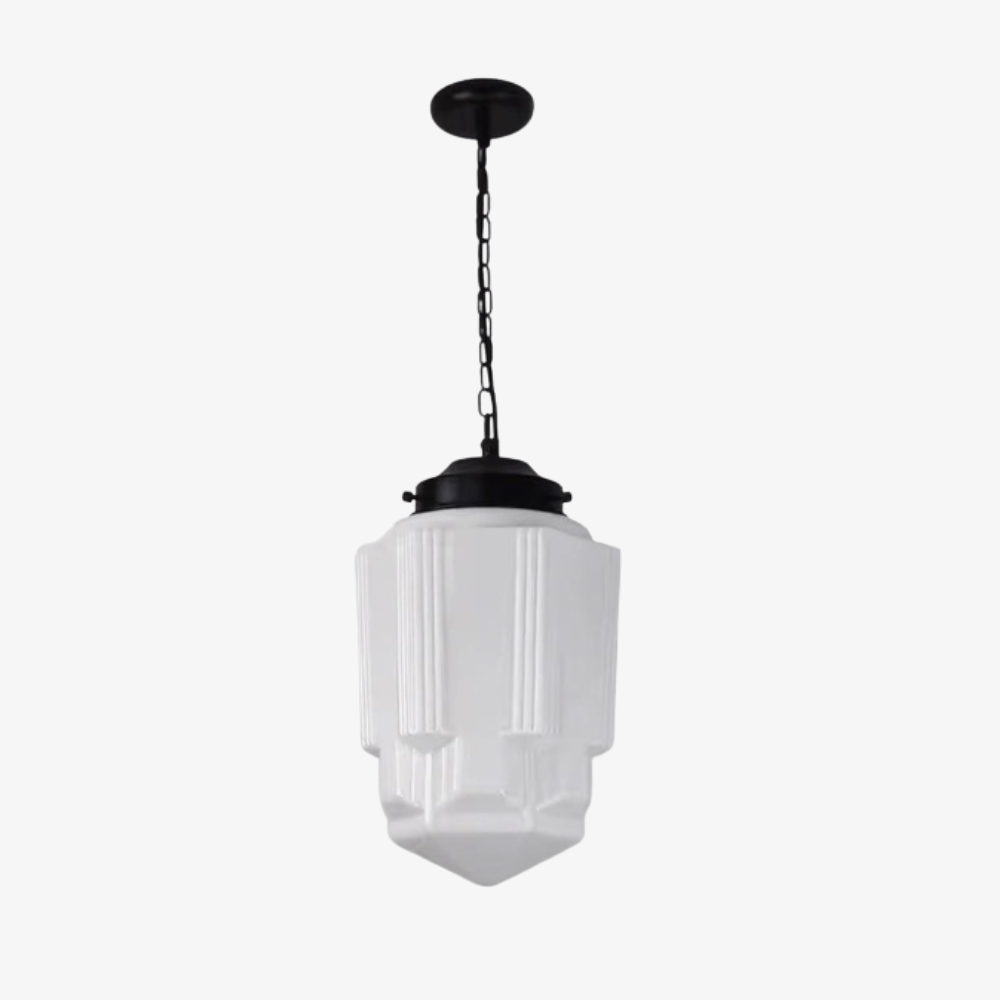 Architektur Mattglas Pendelleuchten-Serie — Minimalistischer Mattweißer Wandleuchter