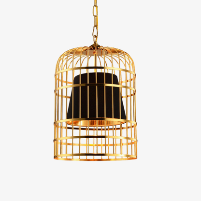 Modern Gold Birdcage Pendant Light - Art Deco Tiered Metal Pendant Lights
