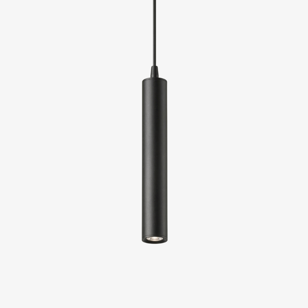 Minimalistische LED-Zylinder-Pendelleuchte – Schlanke vertikale Röhrenlampe zum Hängen